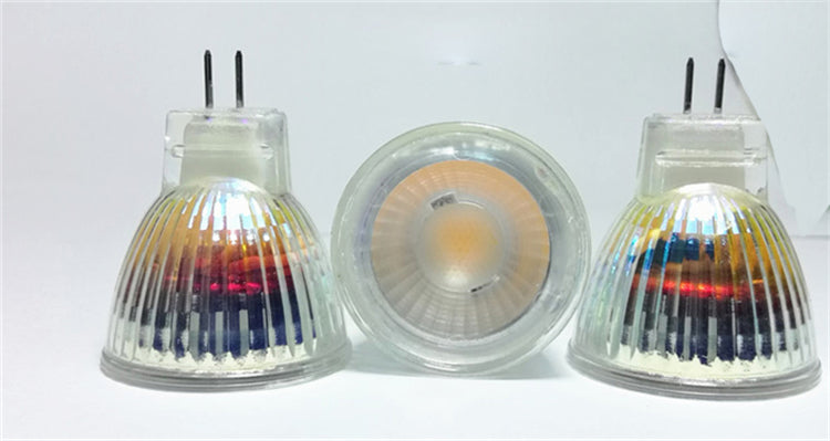 MR11 COB Led Spotlight 12V 110V 220V Dimmable Led Lamp Bulb 3W 7W 9W LED Light Warm/Cold White GU4 Glass Bulb Energy Saving lamp