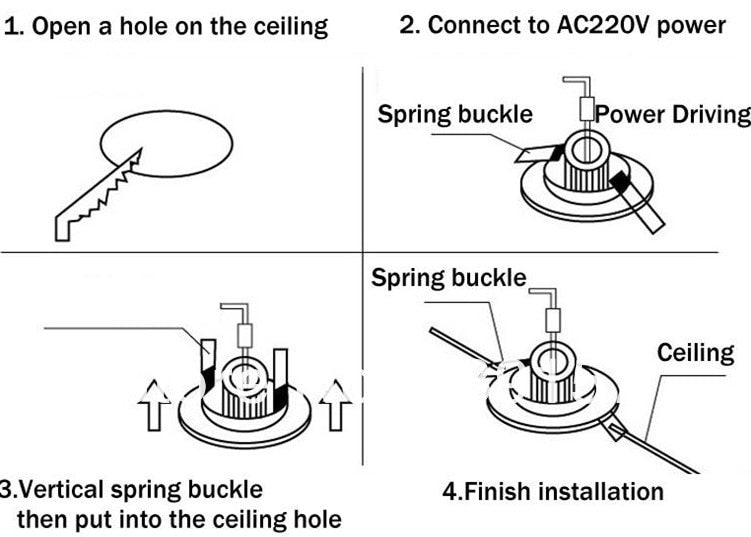 LED COB Downlights Dimmable 9W 15W recessed ceiling led down light led Spot Light AC110V,AC220V,AC230V