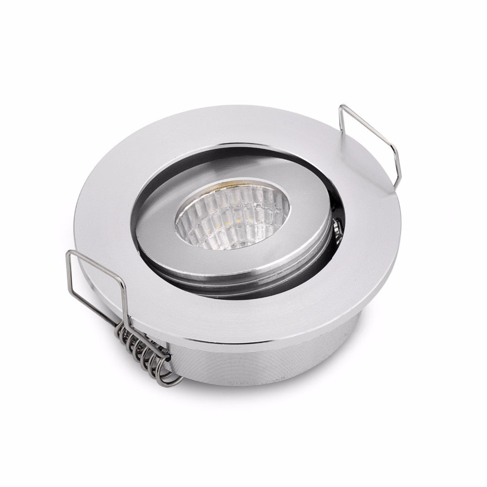 LED 10PCS 50cm 2 inch 3W LED Ceiling Spot Lights Recessed COB Mini LED Downlights DC12/24V Indoor Cabinet Lamp