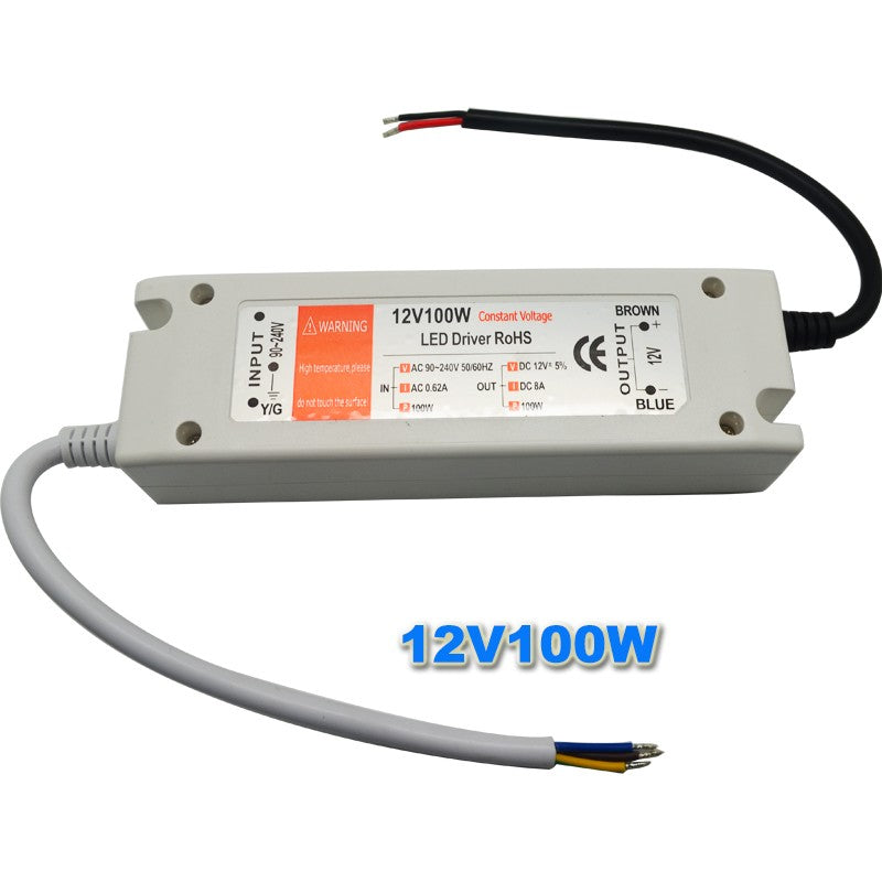 LED Driver AC 110V 220V to DC12V Led Power Adapter Transformers for LED Strip 18W 28W 48W 72W 100W Power Supply
