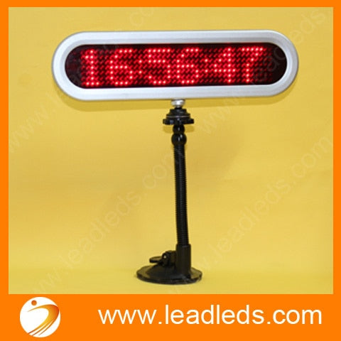 LED Message Digital Moving display Scrolling Car message Sign Light Red LED door windows display