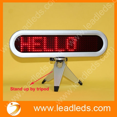 LED Message Digital Moving display Scrolling Car message Sign Light Red LED door windows display