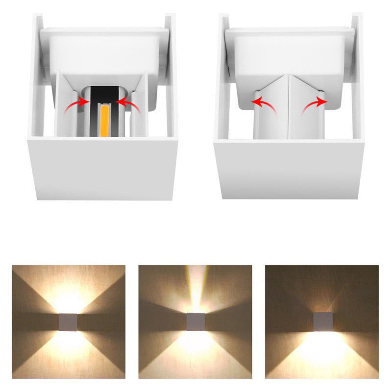 Led Wall Light IP65 7/10W Waterproof Outdoor indoor Led Wall Lamp modern Aluminum Adjustable angle AC90~260V Porch Light ZBW0002