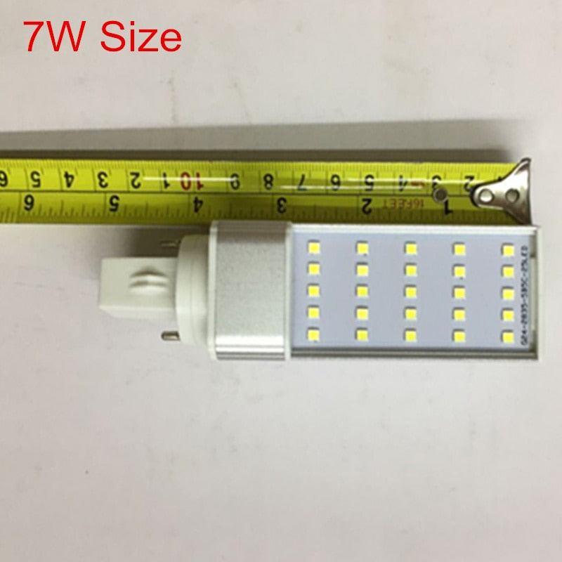 G23/E27/G24 LED Horizontal Bulb 7W 9W 11W 13W 15W 18W LED indoor Spotlight AC85-265V Warm White/Cold White LED Bulb lamps lights