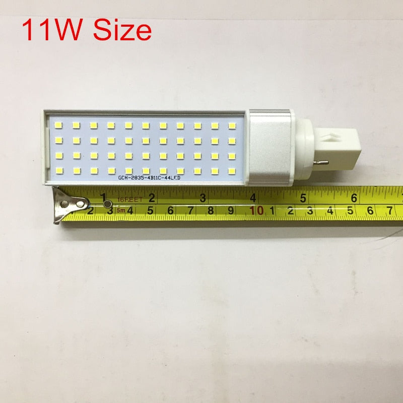 G23/E27/G24 LED Horizontal Bulb 7W 9W 11W 13W 15W 18W LED indoor Spotlight AC85-265V Warm White/Cold White LED Bulb lamps lights