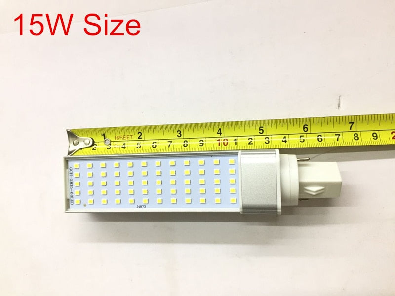G23/E27/G24 LED Horizontal Bulb 7W 9W 11W 13W 15W 18W LED indoor Spotlight AC85-265V Warm White/Cold White LED Bulb lamps lights