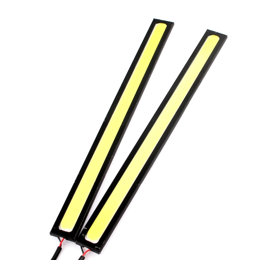 17CM Universal COB LED Strip Car Daytime Running Fog Lamp Driving Strip Light Flexible LED Bar Strip Waterproof Lights 6W