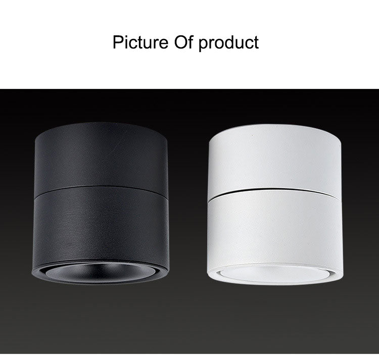 Spot tracking light 10W led tracking lamp warm white surface mounted Ceiling spotlight for clothes shoes lighting