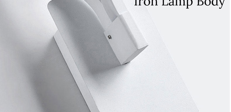 Modern Minimalist Wall Lamps Living Room Bedroom Bedside 16W AC96V-260V LED Sconce black white Lamp Aisle Lighting decoration