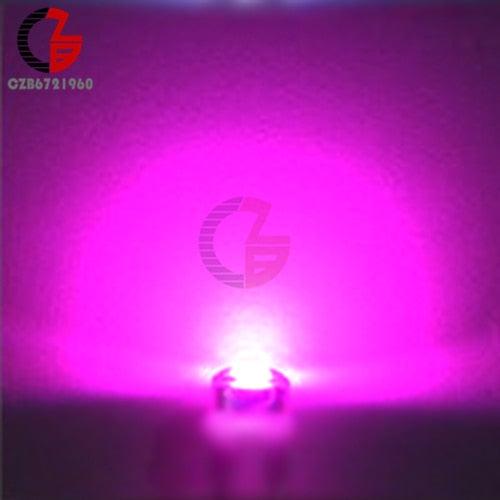 100Pcs 5mm Diode Straw Hat White Red Green Blue Yellow Purple Smd Smt Led Clear Super Bright Wide Angle Bulb 20000mcd Lamp - LED Lights For Sale : Affordable LED Solutions : Wholesale Prices