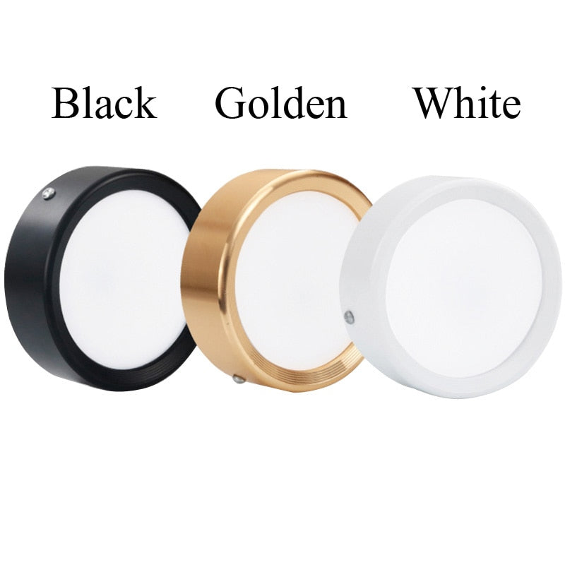 LED downlight 5w 10w 15w 20w Surface Mounted Ceiling Lamps Ultra Thin led spot lights AC220V Round Ceiling Fixtures Lighting