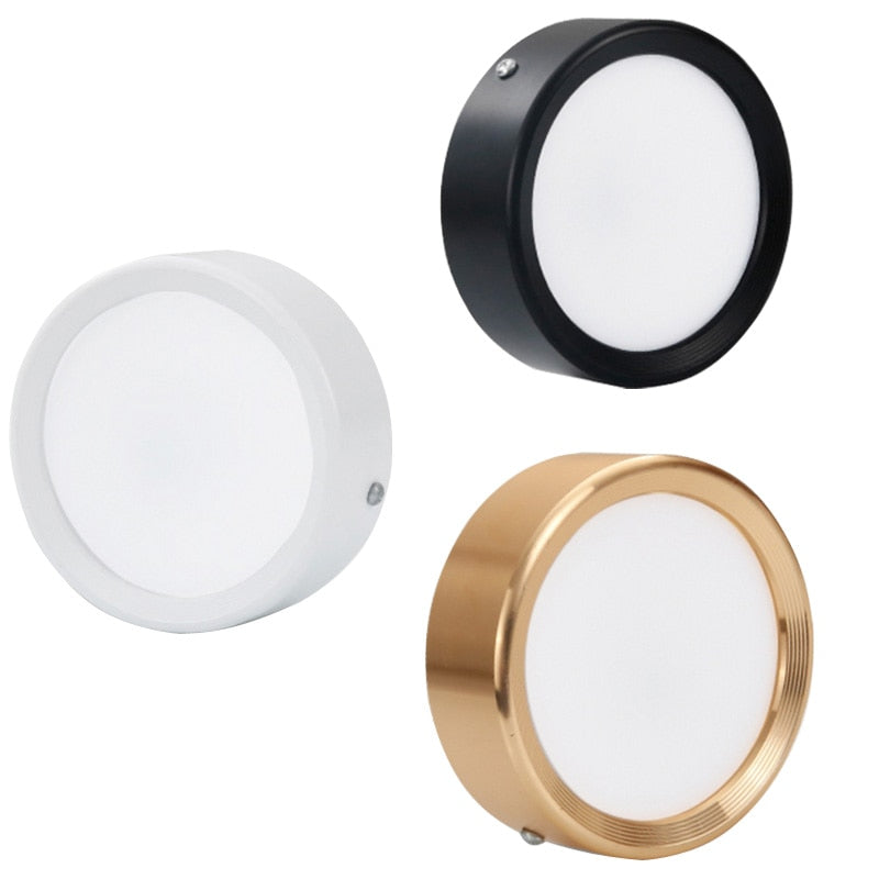 LED downlight 5w 10w 15w 20w Surface Mounted Ceiling Lamps Ultra Thin led spot lights AC220V Round Ceiling Fixtures Lighting