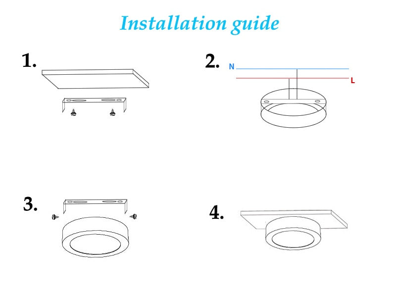 LED downlight 5w 10w 15w 20w Surface Mounted Ceiling Lamps Ultra Thin led spot lights AC220V Round Ceiling Fixtures Lighting