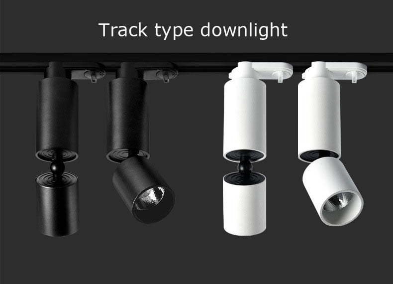 Surface mounted track spotlights ceiling lights downlights showroom Nordic living room ceiling led track lamps