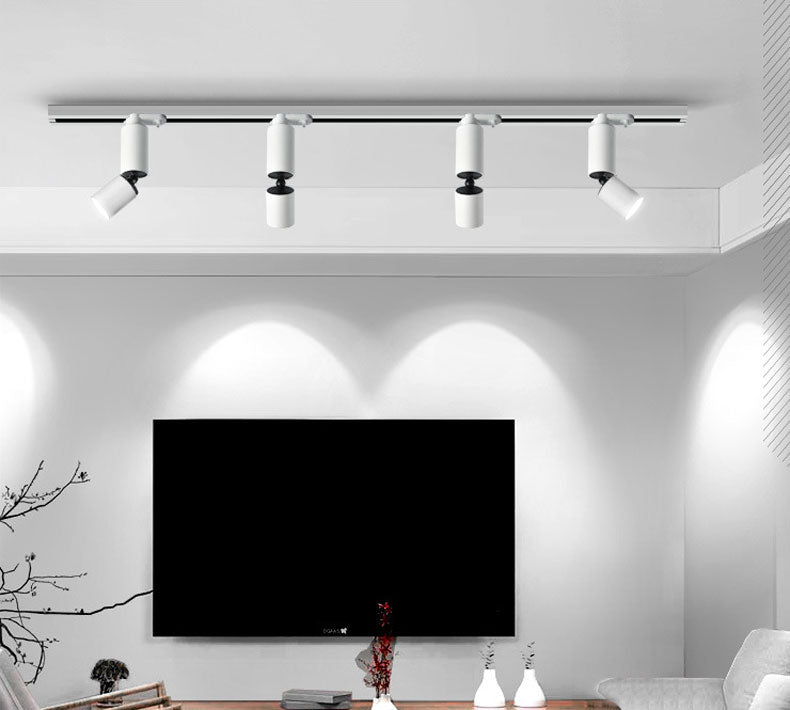 Surface mounted track spotlights ceiling lights downlights showroom Nordic living room ceiling led track lamps