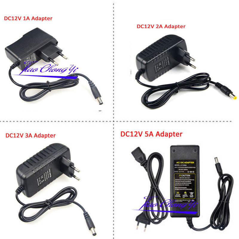 Power Supply Adapter Transformer LED Strip 2A 3A 5A 8A DC 5V 12V 24V 5V 12V 24V Power Supply Adapter US/EU/UK/AU Plug