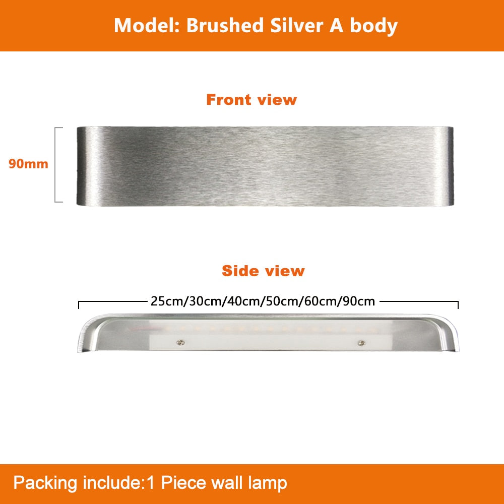 Modern Led Wall Light fixture staircase lighting sconce lamp bedside lamp wall lamp bathroom mirror light AC110~260V ZBD0001