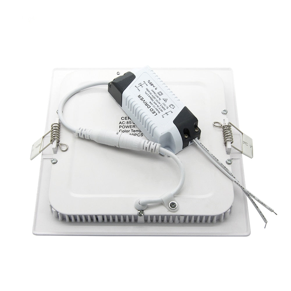 DBF Ultra Thin Design 3W 4W 6W 9W 12W 15W LED Surface Ceiling Recessed Grid Downlight + Square Panel Light