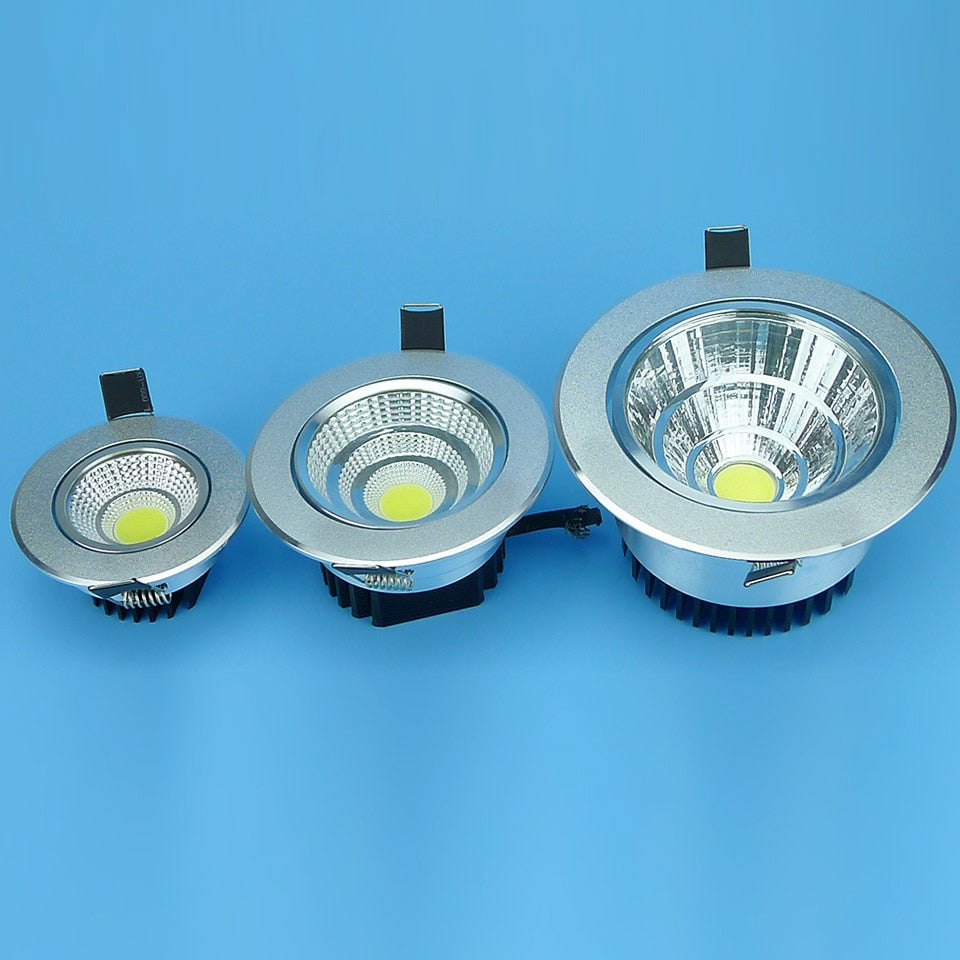 Super Bright Dimmable Led Down light COB Ceiling Spot Light 5w 10w 20w ceiling recessed Lights Warm Cool White Indoor Lighting