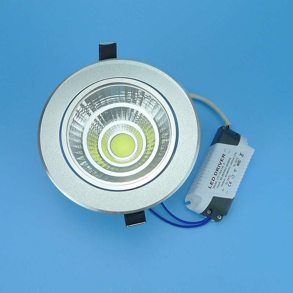 Super Bright Dimmable Led Down light COB Ceiling Spot Light 5w 10w 20w ceiling recessed Lights Warm Cool White Indoor Lighting