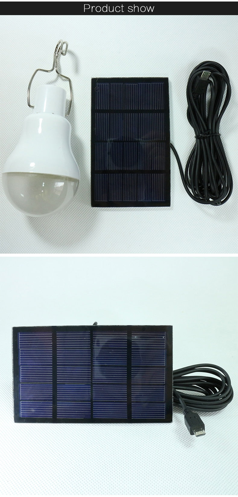 No flicker Solar led Lamp 130LM Portable Camping panel Led Lighting suspension luminaire lights For courtyard camp tent