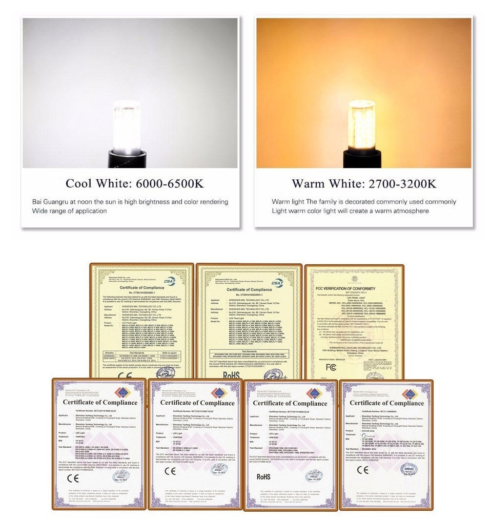 Super Bright G9 LED Lamp AC220V 4W 5W 7W Ceramic SMD2835 LED Bulb replace 30W 40W 50W Halogen light for Chandelier