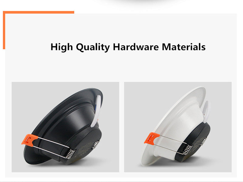 Ultra Bright Round LED Downlight 2.5 3.5 4 6 inch led downlight Aluminum AC 220V LED Down Light Ceiling Recessed Spot Light