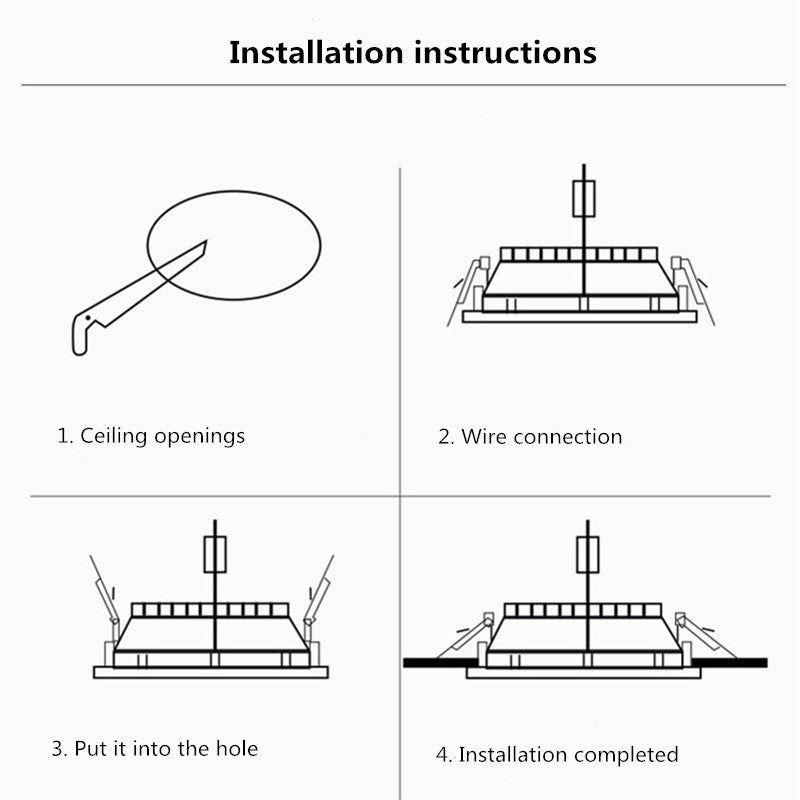 Ultra Bright Round LED Downlight 2.5 3.5 4 6 inch led downlight Aluminum AC 220V LED Down Light Ceiling Recessed Spot Light