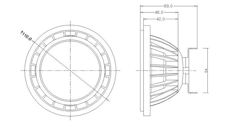 AR111 15W LED COB downlight, Dimmable G53 lamp 15W G10 Spotlight 110-240V 15W ar111 led bulb led spotlight GU10