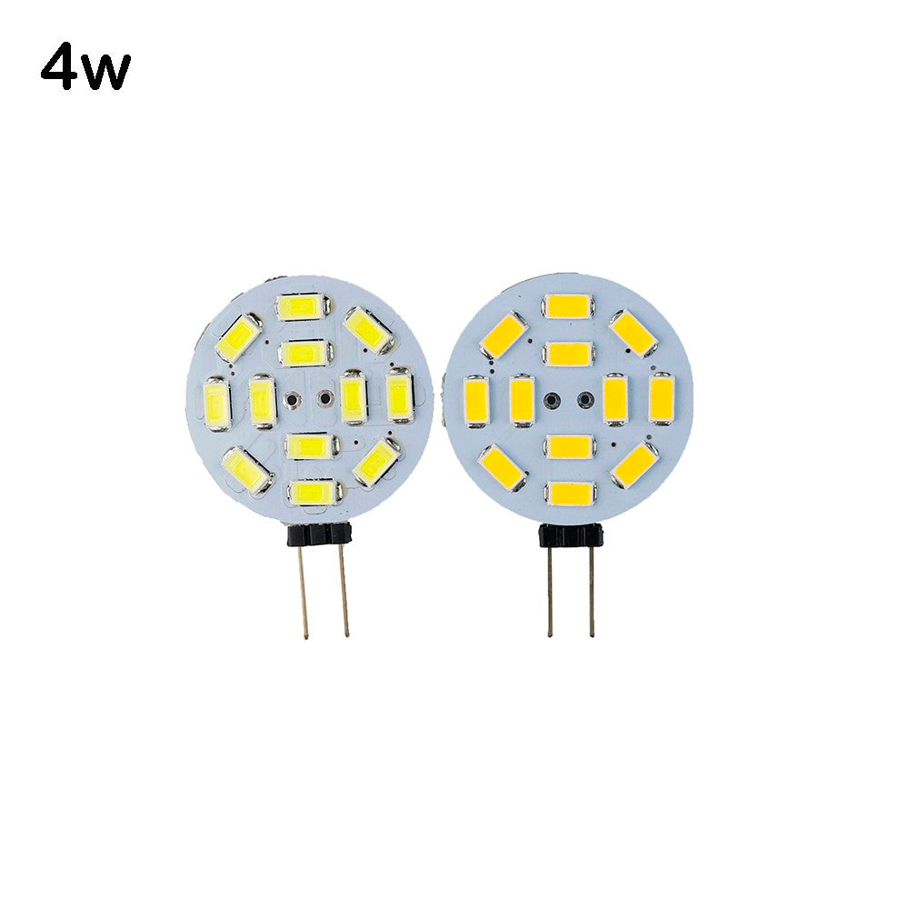 Led G4 Base Marine Camper RV 6/12/15leds 5730 SMD Round Range Led Bi-Pin chandelier Light Bulb 120 Degree DC 12V