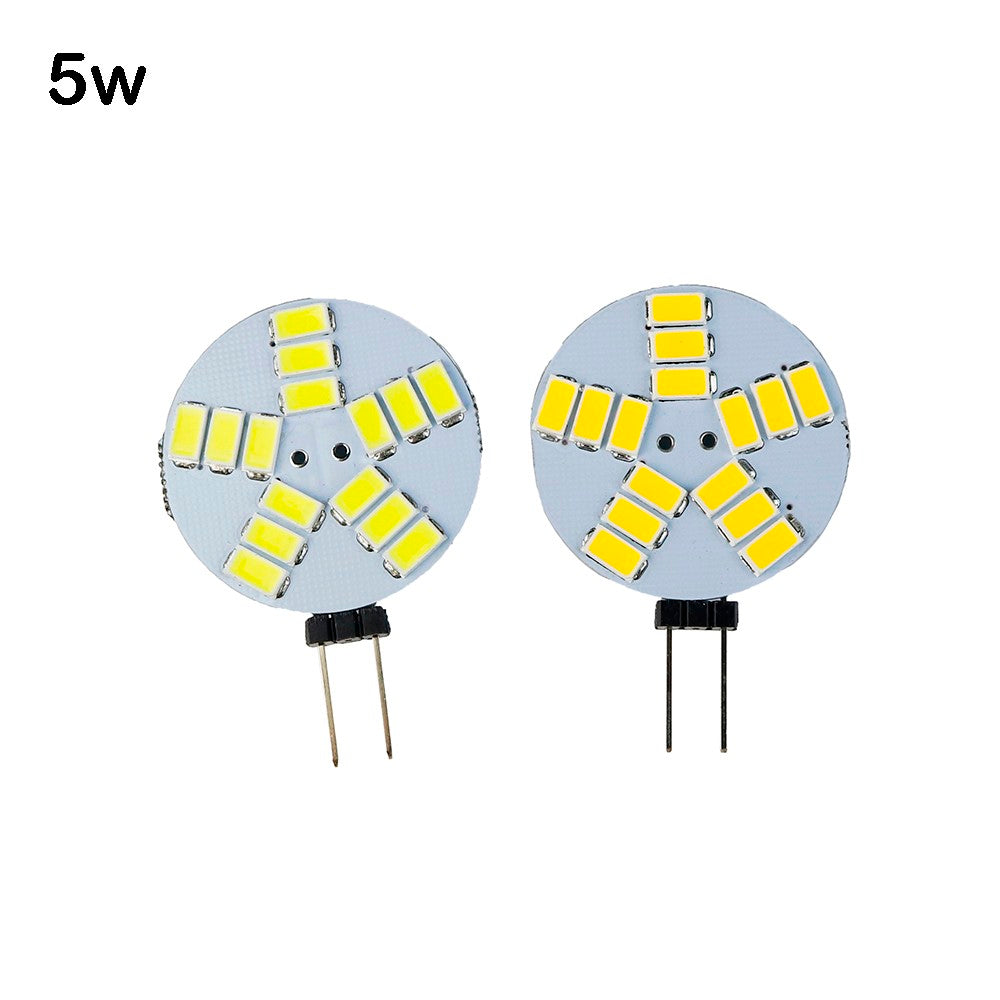 Led G4 Base Marine Camper RV 6/12/15leds 5730 SMD Round Range Led Bi-Pin chandelier Light Bulb 120 Degree DC 12V