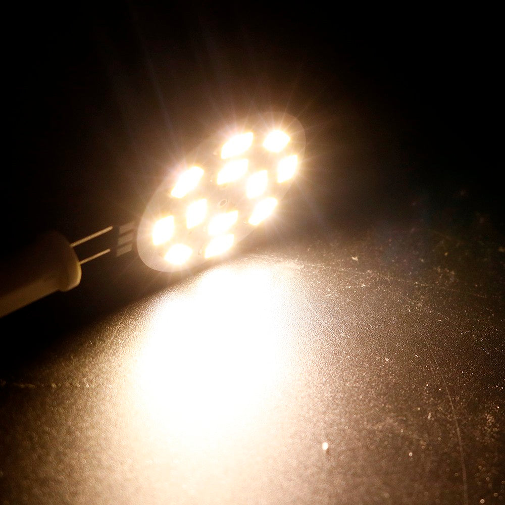 Led G4 Base Marine Camper RV 6/12/15leds 5730 SMD Round Range Led Bi-Pin chandelier Light Bulb 120 Degree DC 12V