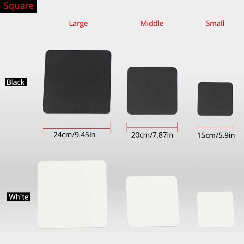 Indoor LED Wall Lamp Living Room Decoration Wall Light Home Lighting Fixture Loft Stair Light Round/Square Aluminum AC90-260V