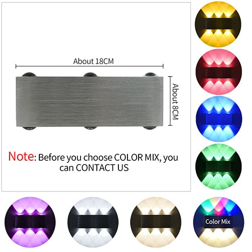 Led Wall Lamp Modern Sconce Stair Lighting Fixture Living Room Bedroom Bed Bedside Indoor Light Home Hallway Loft Irregular