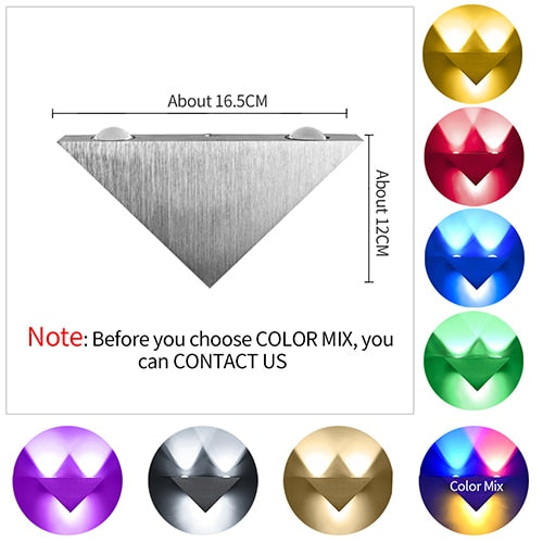 Led Wall Lamp Modern Sconce Stair Lighting Fixture Living Room Bedroom Bed Bedside Indoor Light Home Hallway Loft Irregular