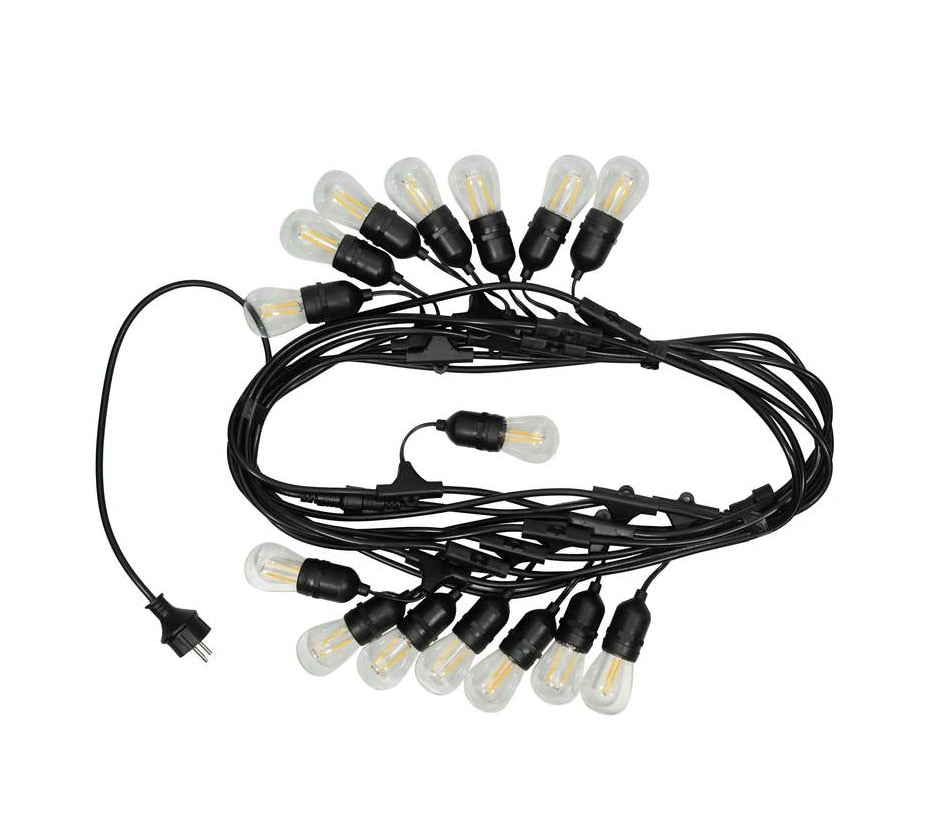 E27 LED Filament Bulb Light Retro Edison Transparent Housing Lamp 2W 110V/220V S14 led String replacement bulb home holiday deco