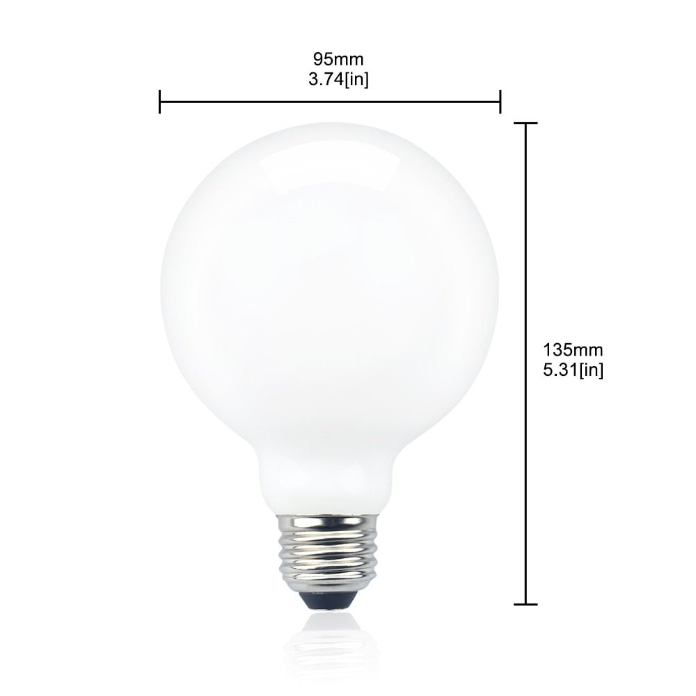 E26 LED Bulbs Daylight 120V G95/G30 Globe LED Bulb 10W E26 LED Light Bulbs 100W E26 Halogen Bulb Replacement