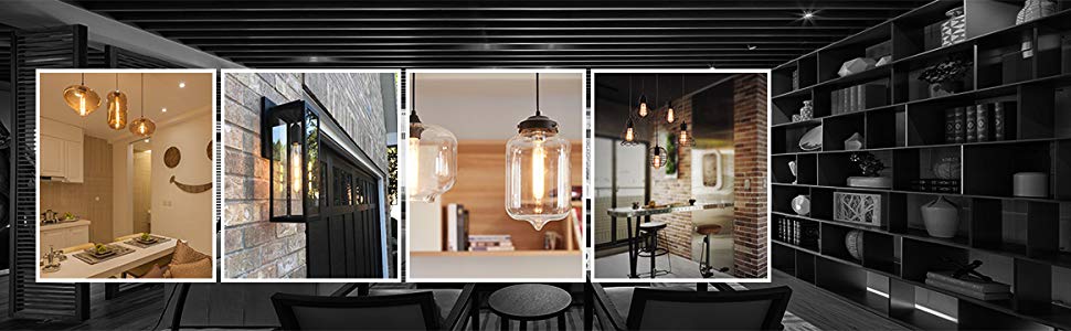 Dimmable E17 T6.5 Lights Lamp E17 T6 T20 Tubular Filament Bulb 110V 220V Intermediate Base Edison Glass