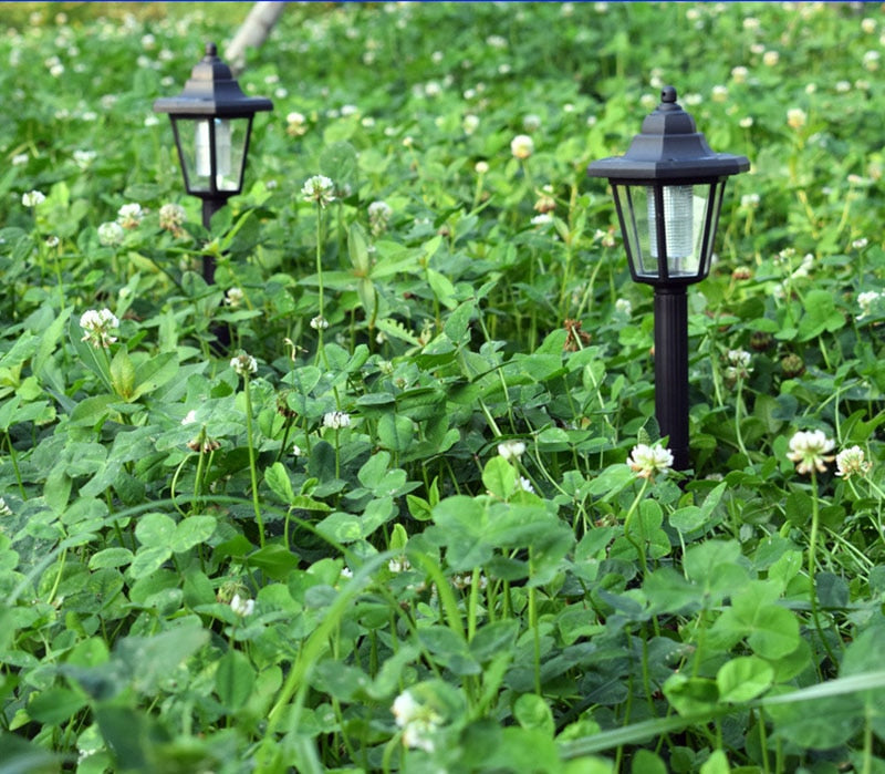 Solar Powered Panel LED Spot Light Landscape Outdoor Garden Path Lawn lamp Street Lights Solar Yard Decoratoin Lights