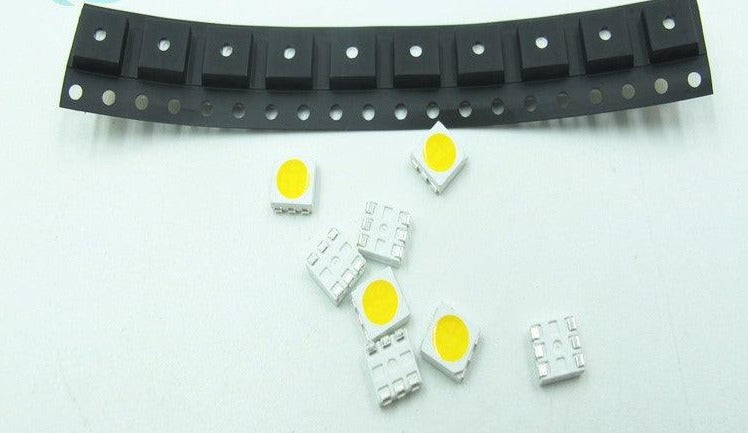 100pcs 5050 PLCC-6 Yellow LED SMD/SMT 3-CHIPS Ultra Bright Light Emitting Diodes SMD Chip lamp beads For automotive Bike DIY - LED Lights For Sale : Affordable LED Solutions : Wholesale Prices