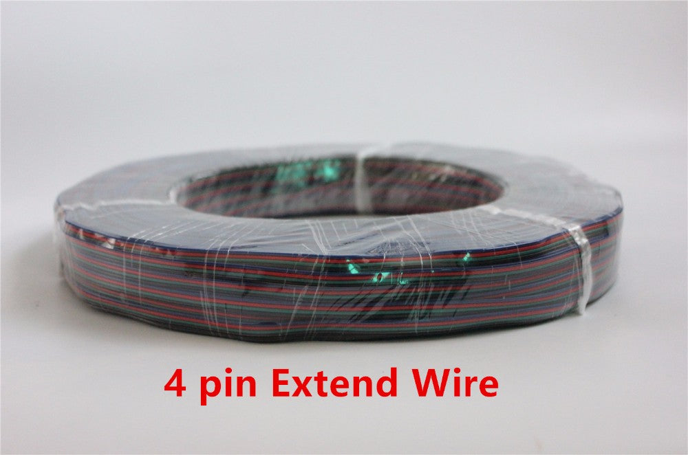 2pin 3pin 4pin 5pin 6pin 22AWG Led Connect LED RGB wire Cable For WS2812 WS2811 RGB RGBW RGB CCT 5050 3528 LED Strip