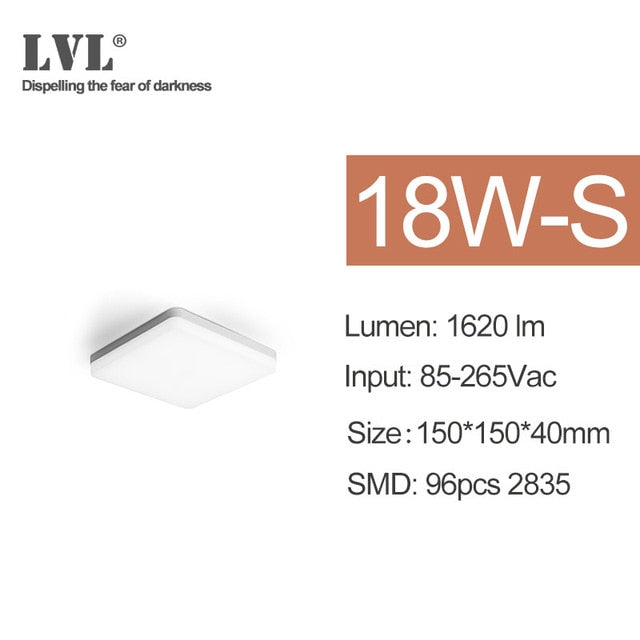 Led Panel Light 18W 24W 36W 48W 220Vac 3000K 6000K living room Indoor Lighting led Ceiling Panel Light