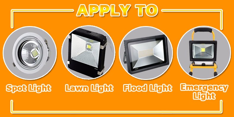 SMD LED Lamps Chip 220V Smart IC 10W 20W 30W 50W 90W LED Chip Bulb For Outdoor FloodLight Cold/Warm White