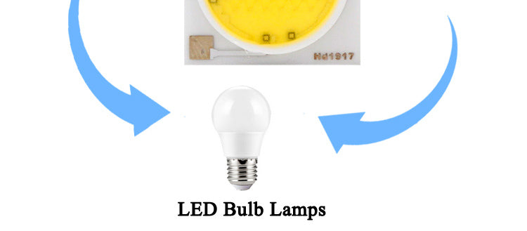 LED COB Lamp Chip 18W 15W 12W 9W 7W 5W 3W 220V 240V Input Smart IC Driver Fit For DIY Floodlight Spotlight Cold White Warm white