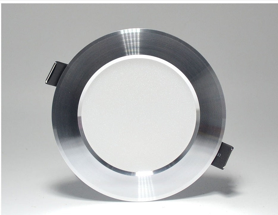 LED Downlight Ceiling silvery 3W 5W 7W 9W 12W 15W 18W Warm white/cold white Bright silver led light AC 220V 230V 240V 110V