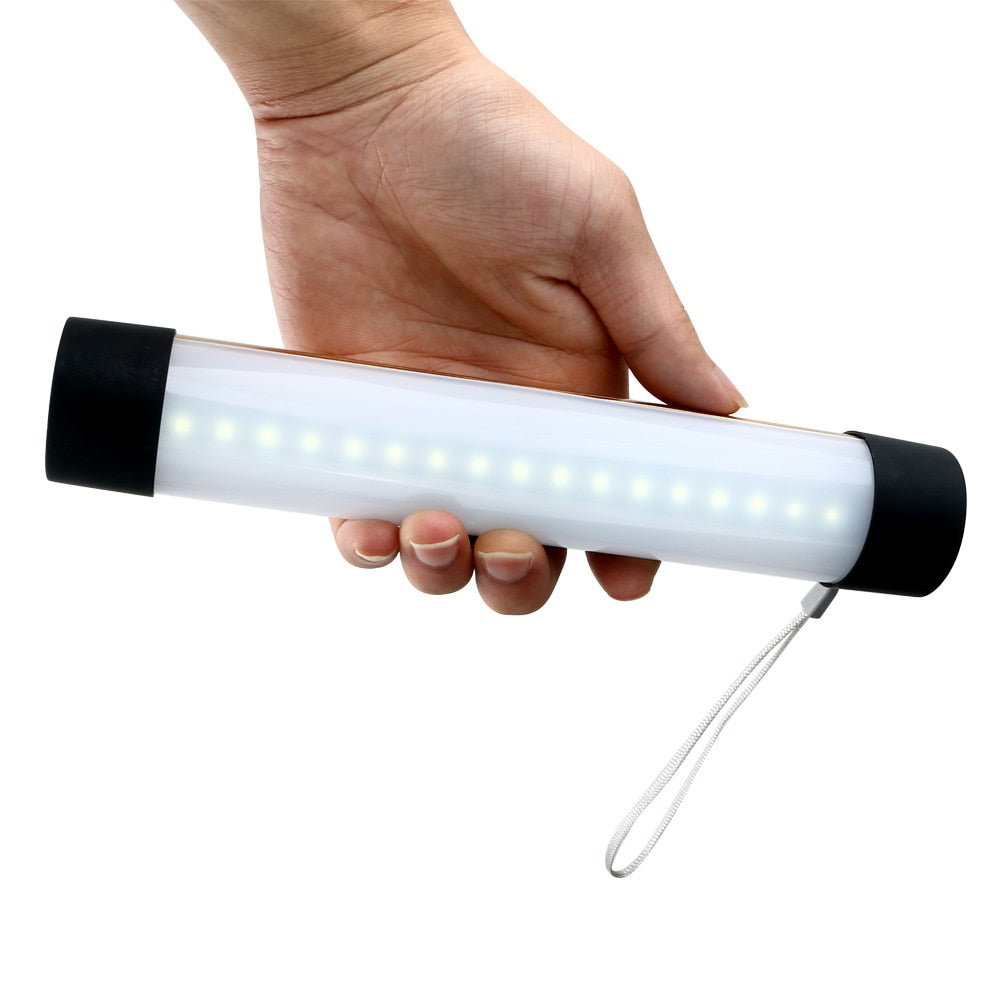 Portable Multifunction 3W USB Rechargeable 33 Led Camping Flashlight Work Light Emegency Lamp with strong magnetic