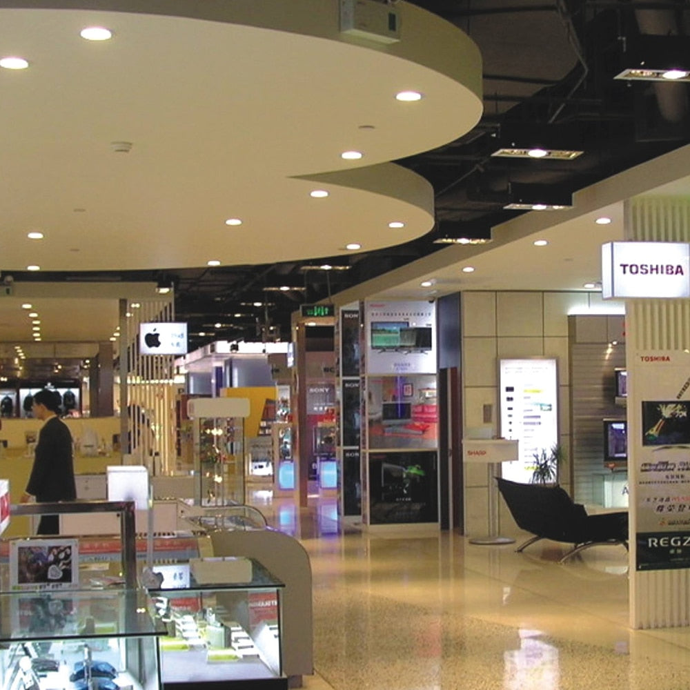 DC 12V Led Downlight 5W 9W 12W 15W 18W Led Ceiling Recessed Grid Downlight Round Recessed Light Low Voltages 12 Volts Lighting