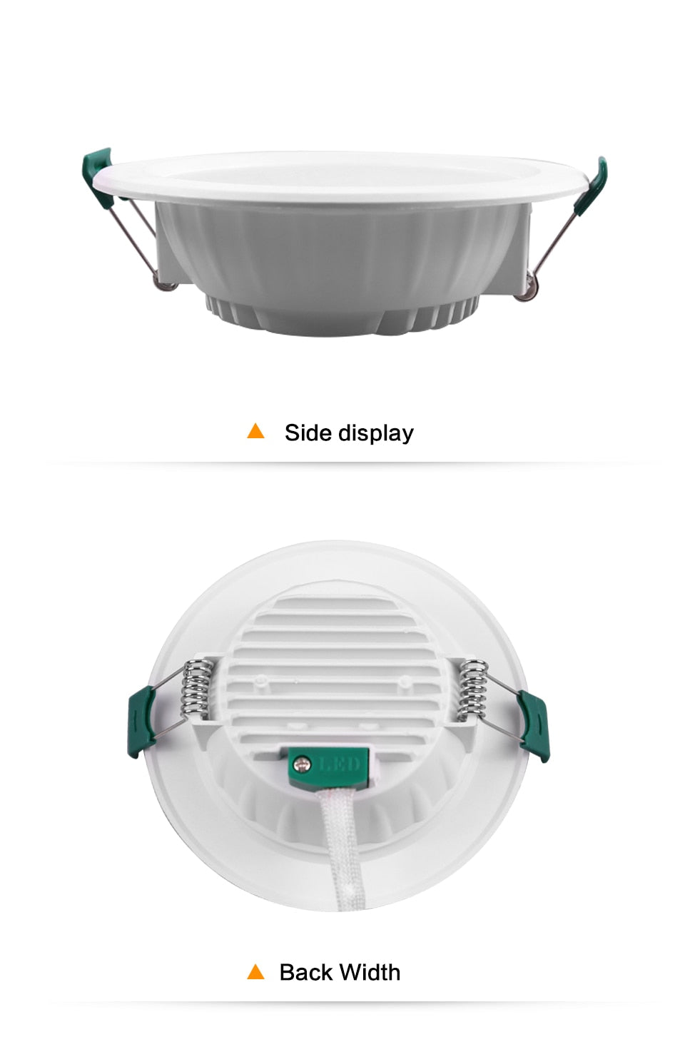 DC 12V Led Downlight 5W 9W 12W 15W 18W Led Ceiling Recessed Grid Downlight Round Recessed Light Low Voltages 12 Volts Lighting