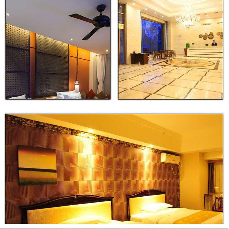 LED Recessed Downlights 9w 12w 15W 18W 20W 24W 30W 3W 5W 7W Down Lamps 220V SMD 5730 Spot Indoor Ceiling Panel Lighting