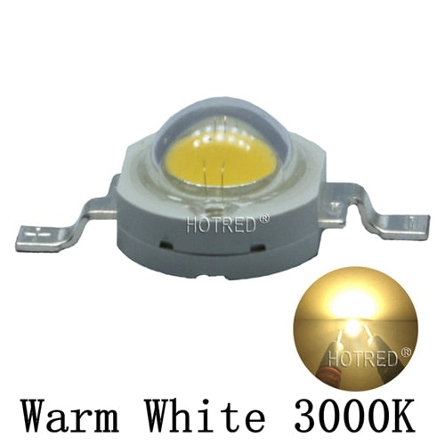 LED 50pcs 3W High Power Chip Light Beads Diode Cold Warm Neutral White 10000K Cyan Ice Blue For SpotLight Downlight Lamp Bulb